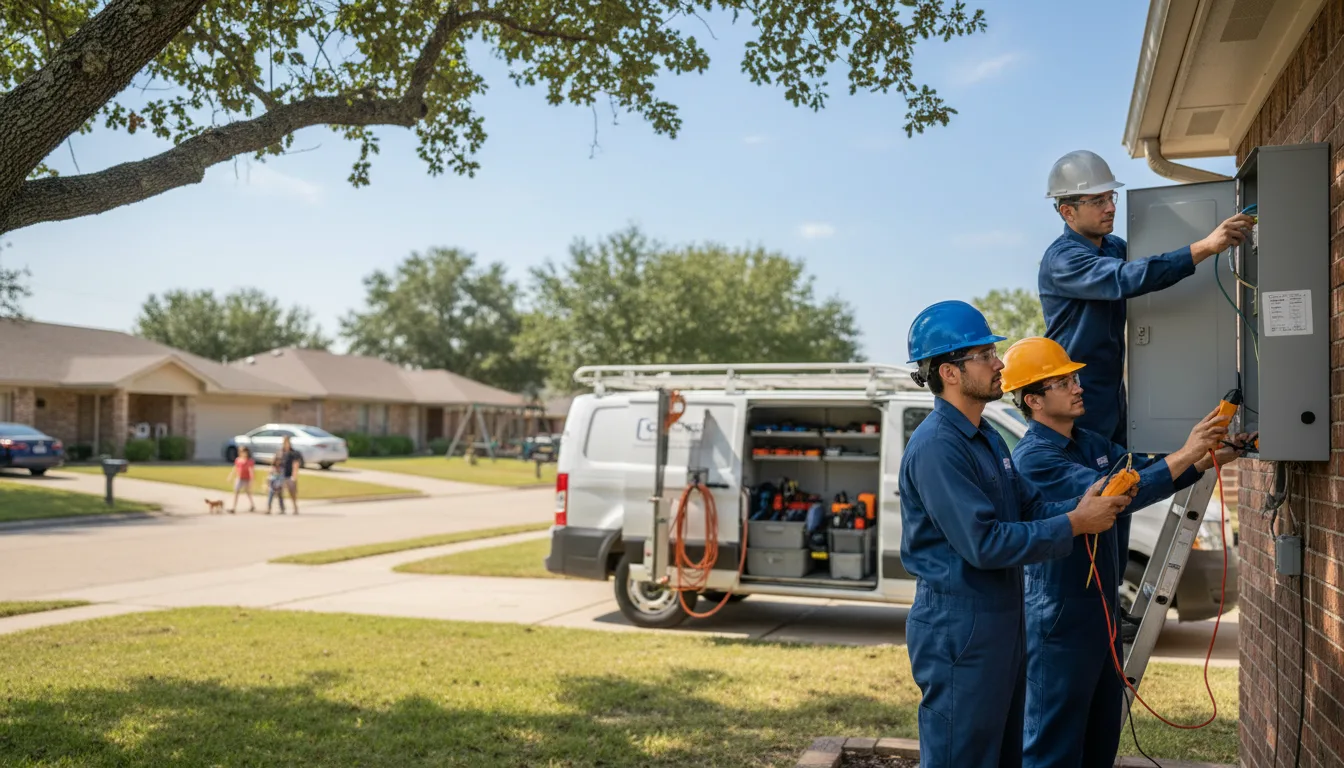 Certified electrician providing emergency electrical services in Enterprise, WV